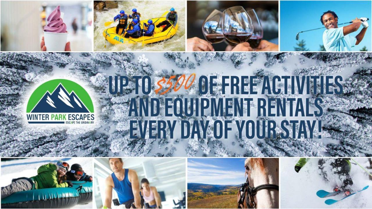 Slopeside Luxury Villa #136 With Fantastic Ski Views - 500 Dollars Of Free Activities & Equipment Rentals Daily Winter Park Ngoại thất bức ảnh